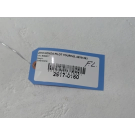 2016-22 Honda Pilot Front Left Driver Side Door Lock Cylinder W/ Cap OEM Chrome