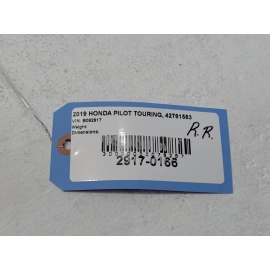 2016-2022 HONDA PILOT REAR PASSENGER SIDE DOOR WINDOW CORNER FIXED GLASS OEM