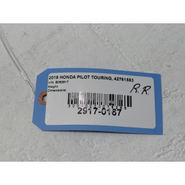 2016-2022 HONDA PILOT REAR RIGHT DOOR GLASS RUN CHANNEL WEATHERSTRIP SEAL OEM