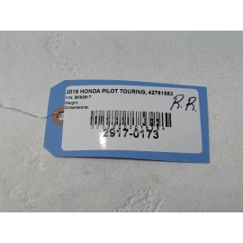 2019-2022 HONDA PILOT REAR RIGHT PASSENGER SIDE DOOR LOWER MOLDING OEM