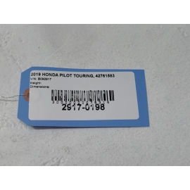 2019-2022 HONDA PILOT FRONT BUMPER INNER AIR GUIDE COVER BAFFLE ASSEMBY OEM