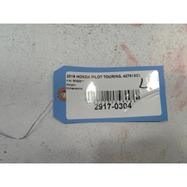 2016-2022 Honda Pilot Rear Left Driver Side Door Quarter Window Glass LH OEM