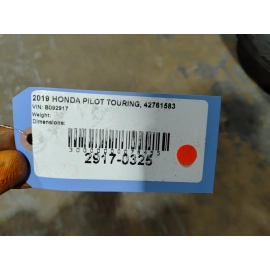 19-22 Honda Pilot Touring Machined Black Wheel Rim 20x8J W/ TIRE 245/50ZR20 OEM