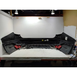 2019-2022 Honda Pilot Touring Rear Bumper Complete W/ Park Assist *NH731P* Black