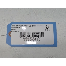 2019-2025 Toyota RAV4 Rear Bumper Reinforcement Impact Bar OEM