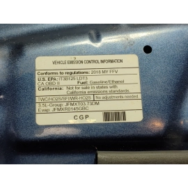2016-2019 Ford Explorer Hood Bonnet Shell Cover Panel *FT* OEM Blue Metallic