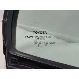 2018-2024 TOYOTA CAMRY REAR PASSENGER SIDE DOOR CORNER FIXED WINDOW GLASS OEM