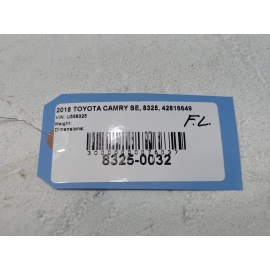 2018-2025 TOYOTA CAMRY FRONT DRIVER SIDE DOOR REAR VIEW MIRROR RED 3T3 OEM