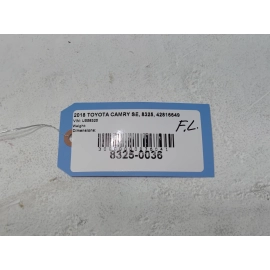 2018-2024 TOYOTA CAMRY FRONT LEFT DRIVER SIDE DOOR BODY WEATHERSTRIP SEAL OEM