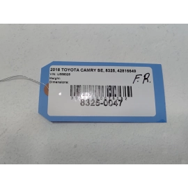 TOYOTA CAMRY 2018-2024 FRONT PASSENGER SIDE DOOR WINDOW REGULATOR OEM