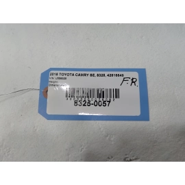 TOYOTA CAMRY FRONT RIGHT PASSENGER SIDE DOOR WINDOW GLASS 2018 - 2024 OEM