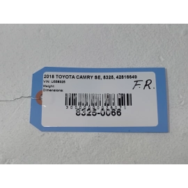 TOYOTA CAMRY FRONT RIGHT PASSENGER SIDE EXTERIOR DOOR HANDLE BASE 2018-2024 OEM