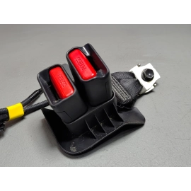 2018 TOYOTA CAMRY REAR DRIVER & CENTER SIDE SEATBELT SEAT BELT BUCKLE OEM