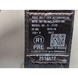 2018 TOYOTA CAMRY REAR RIGHT PASSENGER SIDE SEAT BELT SEATBELT RETRACTOR OEM