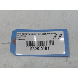 TOYOTA CAMRY FWD XSE SE REAR RIGHT OR LEFT SIDE SHOCK STRUT ABSORBER 2018-24 OEM