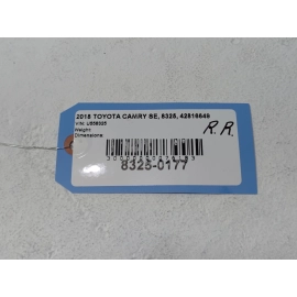 2018-2024 TOYOTA CAMRY REAR RIGHT PASSENGER SIDE SPINDLE KNUCKLE HUB OEM