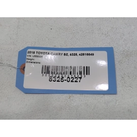 2018-2024 TOYOTA CAMRY FWD 2.5L CENTER EXHAUST SYSTEM INTERMEDIATE PIPE OEM