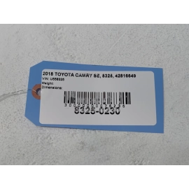 2018-2024 Toyota Camry Front Left Driver Fender Cover Panel Red *3T3* OEM