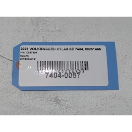 2018-23 VOLKSWAGEN ATLAS AC AIR CONDITIONING LIQUID HOSE PIPE LINE & SENSOR OEM