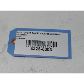 2018-2024 TOYOTA CAMRY FRONT DRIVER SIDE DOOR SHELL PANEL W/WIRING OEM *3T3*