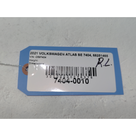 2018-2025 VOLKSWAGEN ATLAS REAR DRIVER DOOR WINDOW B PILLAR APPLIQUE MOLDING OEM