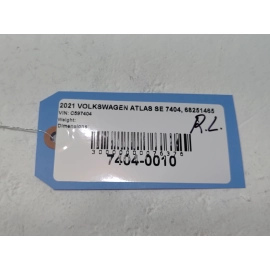 2018-2025 VOLKSWAGEN ATLAS REAR DRIVER DOOR WINDOW B PILLAR APPLIQUE MOLDING OEM