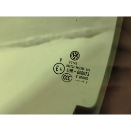 2018-2025 VOLKSWAGEN ATLAS REAR LEFT DRIVER SIDE DOOR FIXED WINDOW GLASS OEM