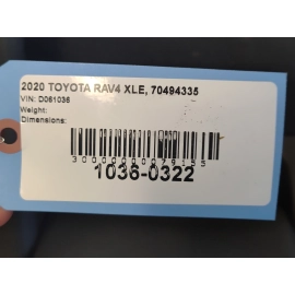 2019-2025 Toyota RAV4 Rear Right Passenger Side Upper Back Seat Cushion OEM