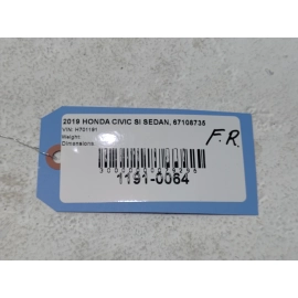 HONDA CIVIC SI 2019-2020 FRONT PASSENGER SIDE DOOR WIRE WIRING HARNESS OEM