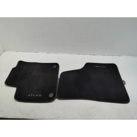 2020-2025 VOLKSWAGEN ATLAS FRONT CARPET FLOOR MATS W/ LOGO SET OF 2 OEM