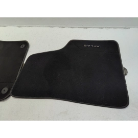 2020-2025 VOLKSWAGEN ATLAS FRONT CARPET FLOOR MATS W/ LOGO SET OF 2 OEM