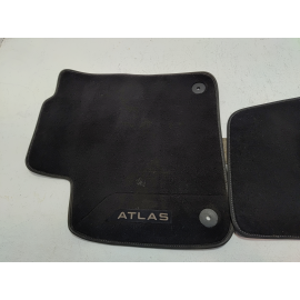2020-2025 VOLKSWAGEN ATLAS FRONT CARPET FLOOR MATS W/ LOGO SET OF 2 OEM