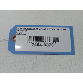 2020-2025 VOLKSWAGEN ATLAS FRONT CARPET FLOOR MATS W/ LOGO SET OF 2 OEM