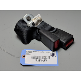 2016-2021 HONDA CIVIC REAR RIGHT PASSENGER SEAT BELT BUCKLE BLACK OEM