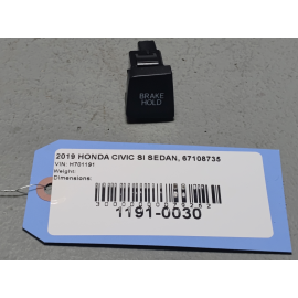 2016-2021 HONDA CIVIC CENTER CONSOLE BRAKE HOLD CONTROL SWITCH BUTTON OEM