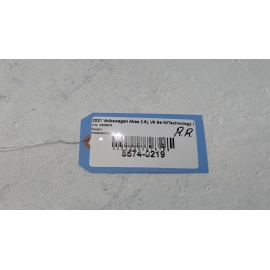 18-25 VOLKSWAGEN ATLAS REAR PASSENGER DOOR WINDOW B PILLAR APPLIQUE MOLDING OEM