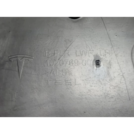 2016-2021 TESLA MODEL S LEFT DRIVER SIDE B PILLAR LOWER TRIM COVER PANEL OEM