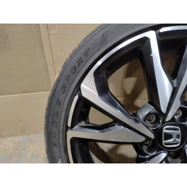 2017-19 Honda Civic Si Machined Black Wheel Rim 18x8J W/ Tire 235/40R18 91W OEM