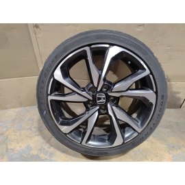 2017-19 Honda Civic Si Machined Black Wheel Rim 18x8J W/ Tire 235/40R18 91W OEM