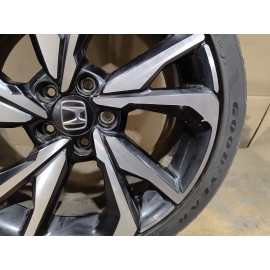 2017-19 Honda Civic Si Machined Black Wheel Rim 18x8J W/ Tire 235/40R18 91W OEM