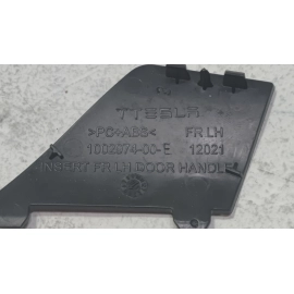 12-20 Tesla Model S Front Driver Side Door Interior Handle Insert Cover Cap OEM