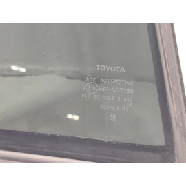 2019-2024 TOYOTA RAV4 REAR LEFT SIDE DOOR WINDOW CORNER VENT FIXED GLASS OEM