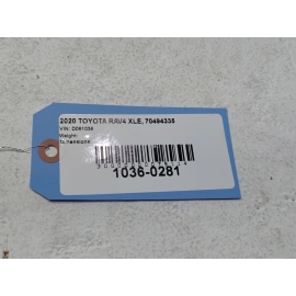 2019-2020 Toyota RAV4 	Rear Right Passenger Door Shell Panel OEM