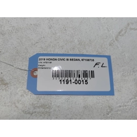 2016-2021 Honda Civic Rear Left or Right Side Door Panel Audio Sound Speaker OEM