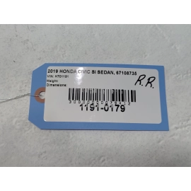 2016-2021 HONDA CIVIC FRONT OR REAR PASENGER DOOR EXTERIOR HANDLE OEM