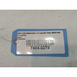 2021 VOLKSWAGEN ATLAS CENTER CONSOLE HVAC HEATER BLOWER MOTOR HOUSING OEM