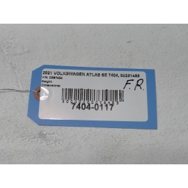 21-23 Volkswagen Atlas Front Passenger Side Fender Liner Splash Shield Guard OEM