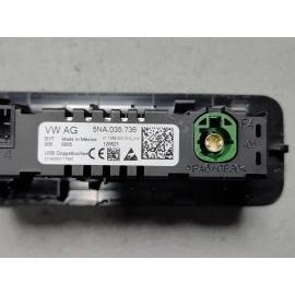 2020 - 2025 VOLKSWAGEN ATLAS CENTER CONSOLE DUAL USB ADAPTER PORT OEM