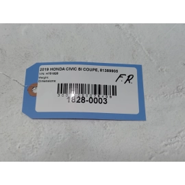 16-20 Honda Civic Coupe Front Passenger Side Door Window Switch Bezel Panel OEM