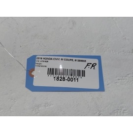 2016-20 HONDA CIVIC COUPE PASSNGER SIDE DOOR WINDOW INNER WEATHERSTRIP SEAL OEM